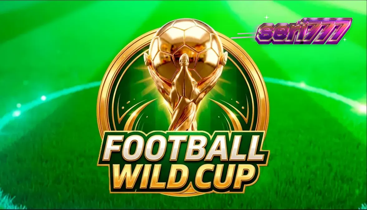Tampilan visual slot Football Wild Cup dengan tema stadion sepak bola yang megah.